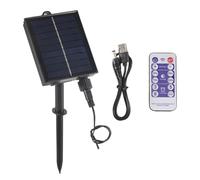 Rersduyt 1200mAh Solar Panel Control Box Kits Lithium Battery Panel for 3.7V 24V LED String Strip Lamp DC Charging Easy to Use