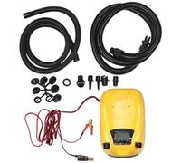 Rersduyt 12V High Pressure Electric Air Pump for Inflatable Fishing Boat GP80D LCD Display Portable Intelligent Mode
