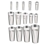 Rersduyt 14PCS Reusable Sealing Nozzle Finishing Tool, 2024 New Stainless Steel Caulking Nozzles Kit Applicator Tool