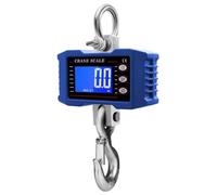 Rersduyt 1Set Digital Crane Scale 1000Kg Digital Hanging Scale Industrial Heavy Duty Crane Scale Fit for Farm,Factory,Construction Blue