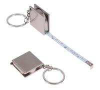 Rersduyt 2 Pack Retractable Tape Measure Keychain Body Measuring Tape Key Ring, Compact Tape Measure for Purse, Pockets 100cm
