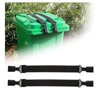 Rersduyt 2 Pack Trash Can Lock for Animals-Raccoon Proof Lock with Adjustable Dual Paws for Securing Lids Tightly