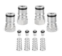 Rersduyt 2 Pairs of Ball Lock Posts, Stainless Steel 304, Homemade 19/32inch-18 Carbon Dioxide Gasoline Tank Beer Liquid