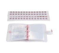 Rersduyt 2100 Savings Challenge Binder Money Saving Challenge Mini Budget Binder with Cash Envelopes PVC Pink 1 Piece
