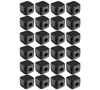 Rersduyt 24PCS Magnetic Cable Organiser Clips Cable Management Wire Manager Cord Holder Charging Cable Winder Wall Mounted Hook -B