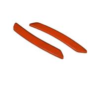 Rersduyt 2Pc Car Wheel Eyebrow Reflective Sticker Trim Universal Car Reflector Strip-Safety Warning Tape Reflective Sticker C