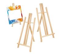 Rersduyt 2pcs 17 Inch Tabletop Easels,Easel Stand for Painting,Painting Party Easel,for Painting,Paint Easel for Canvas Painting Easy to Use