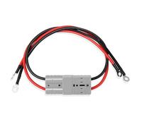 Rersduyt 2Pcs Electric Forklift Charging Plug Cable with O Ring Battery Connect Quick Connector 50A 8Awg Connector Line