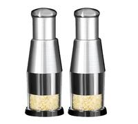 Rersduyt 2PCS Manual Pressed Chopper Manual Pressed Chopper Manual Pressed Garlic Chopper Mini Manual Pressed Chopper Easy Install Easy to Use