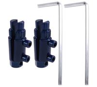 Rersduyt 2Set Broken Pipe Thread Extractor for 1/2-3/4-1inch DN15/20/25 Pipes Thread Removal Tool for Broken Threads