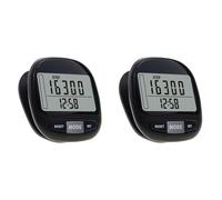 Rersduyt 2X 3D Pedometer for Walking with Clip and Strap,Calorie Counter, Memory.for Men Women & Kids