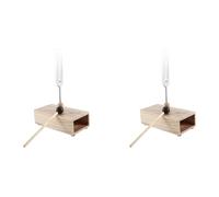 Rersduyt 2X 442HZ Tuning Fork, Tuning Fork Resonance Box, Chakra Tuning Forks for Sound Therapy, Yoga, Meditation and Relaxation