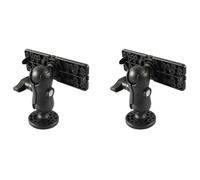 Rersduyt 2X Marine Boat Fishfinder Bracket 360 Degree Depth Base Mount Universal Fishes Finder Mount GPS MAP Plate