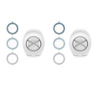 Rersduyt 2X Multifunctional Egg Slicer Egg Cutter Stainless Steel Blades with Storage Box for Egg Slicer A