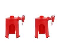 Rersduyt 2X Plastic Mini Hand Pressure Type Inverted Drinking Fountain Coke Bottle Pump to Water Drinking Water Dispenser