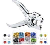 Rersduyt 3/16 Inch Grommet Tool Kit Grommet Eyelet Plier Set Eyelet Hole Punch Pliers Grommet for Shoes Clothes Bags