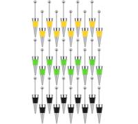 Rersduyt 30 Pcs Beadable Wine Stoppers for Wine Bottles Decorative Beaded Wine Bottle Stopper for Beverage Gifts Holiday Party