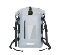 Rersduyt 30L Waterproof Dry Bag Fishing Backpack Drift Swimming River Trekking Shoulder Bait Fishing Bucket Kayak Bag Gray