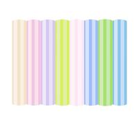 Rersduyt 3D Pastel Color Puff Vinyl Heat Transfer-30.48 X 25.40cm HTV Puff Heat Transfer Vinyl for T-Shirts GarmentBags