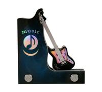 Rersduyt 3D Three-Dimensional Note Paper Electric Guitar Instrument Multifunctional Pen Holder