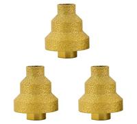Rersduyt 3pc 20-35-50mm Diamond Chamfer Drill Bit Angle Grinder Saw M10 Thread for Enlarge Marble Tile Masonry Concrete Porcelain