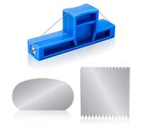 Rersduyt 3Pcs Angle Cutting Clay Tool Trimming Tools Blue Plastic Ceramic Wire Cutters for Pottery, Ceramics, and Sculpting
