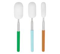 Rersduyt 3PCS Telescoping Sponge Stick for Pottery, Stainless Steel Handle Absorbent Sponge-Head for Water Removal from Pottery