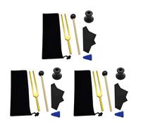 Rersduyt 3X F 285 HZ Tuning Fork Set,Tuning Fork for Healing Chakra,Sound Therapy,Keep Body,Mind and Spirit in Perfect Harmony