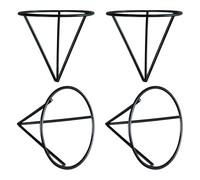 Rersduyt 4 Pieces Avocado Seed Growing Metal Stand for 3.15 Inch Wide Cup Root Seed Growing Stand Triangle Metal Stand for Seeds