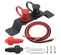 Rersduyt 48V 250A High Volt Battery Jump Panel Post Quick Easy Charging for ATV UTV RV Truck Water High Voltage Cables Replacement Parts Accessories