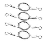 Rersduyt 4PCS Adjustable Picture Hanging Wire Kit,3.3FT 6.6FT Stainless Steel Wire for Hanging Mirrors,Picture Frame,Signs