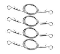 Rersduyt 4PCS Adjustable Picture Hanging Wire Kit,3.3FT Stainless Steel Wire for Hanging Mirrors,Picture Frame,Artwork,Signs