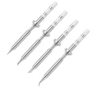 Rersduyt 4Pcs Mini Pencil Soldering Iron Tips Replacement for Pinecil Micro-Soldering Iron,PTS200/TS100 Portable Solder Pen Tool