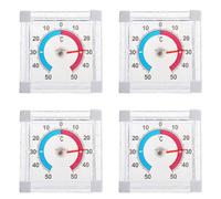 Rersduyt 4X Window Indoor Outdoor Wall Garden Home Graduated Disc Measurement Temperature Household Thermometer Supplies