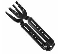 Rersduyt 5 Blade Crimper for Stove Pipe Duct HVAC Gutter Sheet Metal Crimping Repair Tool 1/2" 3/4" 1" Removal Tool Pipe Installation and Disconnection Tool