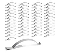 Rersduyt 50 Pcs Window Screen Tension Spring, Corner Mount Flat Window Spring Stainless Steel Window Screen Clip 2-3/4inch