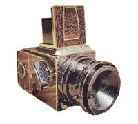 Rersduyt 503CW Camera 3D Metal Puzzle Color Simulation Camera Handmade DIY Assembly Model Kits Adult Jigsaw Puzzle Gifts