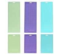 Rersduyt 6PCS Cutting Mat for Cutter Plotter Super Grip 6.5x4.5Inches and 12x4.5Inches Cutting Pad Crafting Mat