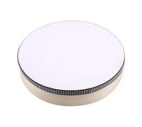 Rersduyt 8inch Hand Held Drum Tambourine Drum Metal Jingles Percussion Musical Instrument for KTV Party Games