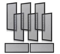 Rersduyt 8Pcs 12x5.5 Inch Magnetic Vent Covers,Air Register Mesh Covers for Ceilings Floors Walls Catch Debris Hair Dust
