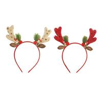 Rersduyt 8PCS Christmas Headbands Hair Bands Christmas Glitter Antlers Headbands Holiday Party Gift Costume for Women Costume