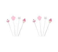 Rersduyt 8X Cake Tester Needles,Stainless Steel Reusable Cake Tasting Needles,Cake Tester Skewer Needles for Kitchen