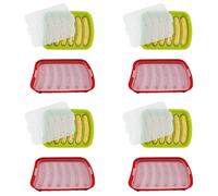 Rersduyt 8X Sausage Making Mold, Silicone, DIY Ham Hot Dog Making Mold, Kitchen Household, Baking Tool Mold
