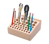 Rersduyt 98 Holes Leather Craft Tool Holder Leather Working Tool Holder for Leather Working and Punch Tools Organizer Storage B