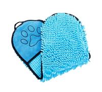 Rersduyt A Soft Dog Bath Robe Towel Quick Dry, Pet Towel Fiber Absorbent Cat Bath Towel Convenient Pet Cleaning Washcloth Easy to Use High Guality