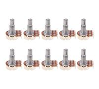 Rersduyt A500K Potentiometer Spline Small Pot Electric Guitar Effect Amp Tone Volume 18mm Easy Install Easy to Use