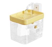 Rersduyt Automatic Circulation Drinking Water Dispenser Unplugged Wireless Induction Fountain 1.5l Large Pet Water Fountain B