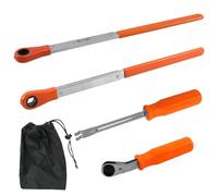 Rersduyt Automatic Slack Adjuster Release Tool Fork End Release Tool and Double Square Ratcheting Wrench for Air Brake System Adjustment