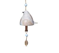 Rersduyt Bird Song Bell Garden Decoration,Hanging Rustic Wind Chime, Pendant Metal Tube Bell Door Bell Pendant, Festival Gift C