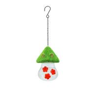 Rersduyt Bird Water Feeders Cute Mushroom Shape Water Feeders for Outdoors Hanging Ant and Bee Proof, Garden